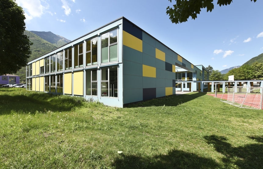 Photo of a school which has been washed by Ewash.