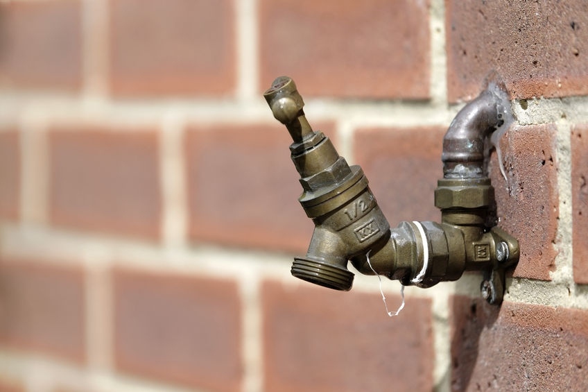 Photo of external tap which can be cleaned by Ewash